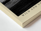 Paul Sinus Wandbild 120x80cm kraftvolle Meereswelle schwarz weiss Natur Fotokunst dramatische Ozean Landschaft moderner Kunstdruck