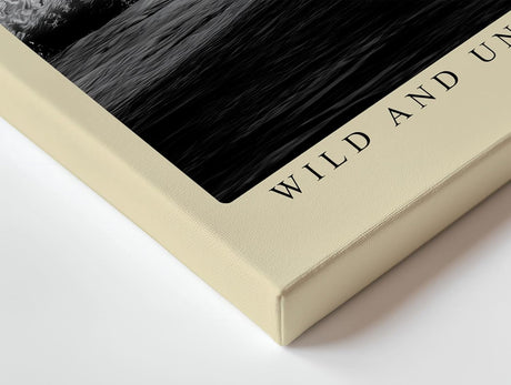 Paul Sinus Wandbild 120x80cm kraftvolle Meereswelle schwarz weiss Natur Fotokunst dramatische Ozean Landschaft moderner Kunstdruck