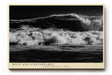 Paul Sinus Wandbild 120x80cm kraftvolle Meereswelle schwarz weiss Natur Fotokunst dramatische Ozean Landschaft moderner Kunstdruck