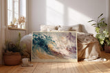 Paul Sinus Wandbild 120x80cm Kraftvolle Ozeanwelle – Dynamische Meereskunst mit starker Brandung für moderne Wohnräume