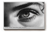 Paul Sinus Wandbild 120x80cm Künstlerische Schwarz Weiß Augen Fotografie Ausdrucksstarkes Blick Motiv Moderne Wanddekoration