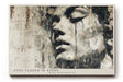 Paul Sinus Wandbild 120x80cm Künstlerisches Frauenportrait in Grau und Beige Moderne Urban Art für Wohnzimmer Schlafzimmer Büro
