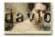 Paul Sinus Wandbild 120x80cm Künstlerisches Männerportrait Abstrakte Collage in Beige Schwarz und Grau für Wohnzimmer Büro Atelier