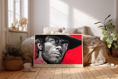 Paul Sinus Wandbild Legend Among Shadows of Justice – Ausdrucksstarke Westernkunst voller Charakter und Stärke