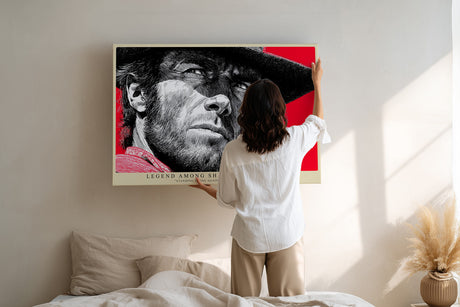 Paul Sinus Wandbild Legend Among Shadows of Justice – Ausdrucksstarke Westernkunst voller Charakter und Stärke