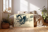 Paul Sinus Wandbild 120x80cm Leopard in Bewegung moderne monochrome Tierkunst dynamisches Raubkatzen Motiv stilvolle Wanddekoration fuer Wohnzimmer Büro
