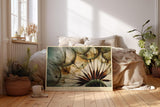 Paul Sinus Wandbild 120x80cm Loewenzahn Makrofotografie Samen Natur Kunstmotiv mit sanften Farben stilvolle Wanddekoration fuer Wohnzimmer Flur