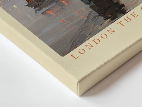 Paul Sinus Wandbild London The City of Time – Impressionistische Stadtszene voller Licht, Leben und Geschichte