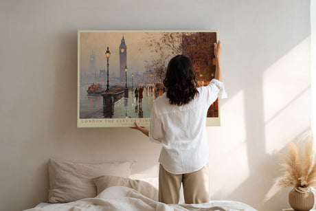 Paul Sinus Wandbild London The City of Time – Impressionistische Stadtszene voller Licht, Leben und Geschichte