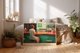 Paul Sinus Wandbild Lonely Night at the Diner – Zeitlose Retro-Kunst mit nostalgischer Atmosphäre für stilvolle Räume