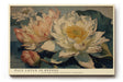 Paul Sinus Wandbild 120x80cm Lotusblumen Kunst Klassisches Blumenmotiv in sanften Naturfarben fuer Wohnzimmer Schlafzimmer und Spa Bereiche