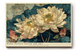 Paul Sinus Wandbild 120x80cm Lotusblumen Teich Asiatische Naturkunst Elegante Botanische Komposition