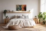 Paul Sinus Wandbild 120x80cm Lustige Katzen Oper Illustration Bunte Katzen Kunst fuer Wohnzimmer Kinderzimmer und kreative Wohnräume