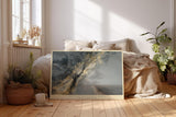 Paul Sinus Wandbild 120x80cm magischer Baum Landschaft Kunst goldene Lichtpartikel mystische Natur moderne