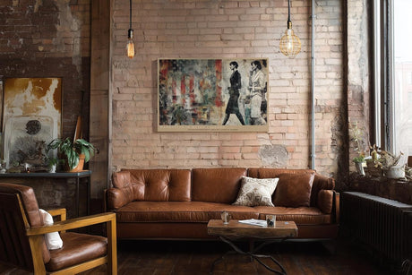 Paul Sinus Wandbild 120x80cm Manhattan Collage Moderne Stadt Kunstmotiv Business Frauen urbane Illustration