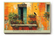 Paul Sinus Wandbild Memories on a Sunlit Balcony Warm Mediterranean Charm and Timeless Beauty