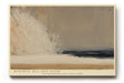 Paul Sinus Wandbild 120x80cm Minimal Sea and Sand Abstrakte Kueste Minimalistische Strand Kunst in Beige und Blau fuer Wohnzimmer Schlafzimmer und Büro