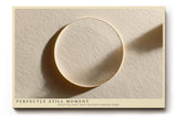 Paul Sinus Wandbild 120x80cm minimalistische Kreisform beige modern abstrakte Kunst Kunstdruck grosses Wandbild 120x80cm ruhige Wanddekoration fuer Wohnzimmer Büro