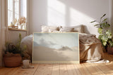 Paul Sinus Wandbild 120x80cm minimalistische Wuestenlandschaft Sandduenen ruhige Naturfotografie sanfte Beige Toene modernes Landschaftsbild stilvolle Wanddekoration fuer Wohnzimmer Büro
