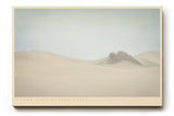 Paul Sinus Wandbild 120x80cm minimalistische Wuestenlandschaft Sandduenen ruhige Naturfotografie sanfte Beige Toene modernes Landschaftsbild stilvolle Wanddekoration fuer Wohnzimmer Büro