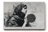 Paul Sinus Wandbild 120x80cm Moderne Frauenfigur Schwarz Weiss abstrakte Kunst Wanddekoration Wohnzimmer Schlafzimmer