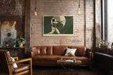 Paul Sinus Wandbild 120x80cm Moment of Pure Impact Baseball Sport Kunst Illustration dynamisches Poster für Wohnzimmer Büro Studio