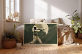 Paul Sinus Wandbild 120x80cm Moment of Pure Impact Baseball Sport Kunst Illustration dynamisches Poster für Wohnzimmer Büro Studio