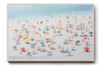 Paul Sinus Wandbild Moments under the Sun – Bunte Sonnenschirme am weißen Strand