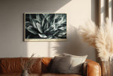 Paul Sinus Wandbild 120x80cm Monochrome Blume botanische Kunst Schwarz Weiss moderne Pflanzen Wanddekoration Wohnzimmer Schlafzimmer