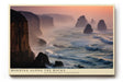 Paul Sinus Wandbild 120x80cm Morning Along the Rocks Dramatische Kueste mit Klippen und Wellen Natur Landschaft Kunst fuer Wohnzimmer und Büro