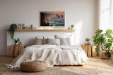 Paul Sinus Wandbild 120x80cm Morning Along the Rocks Dramatische Kueste mit Klippen und Wellen Natur Landschaft Kunst fuer Wohnzimmer und Büro