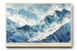 Paul Sinus Wandbild 120x80cm Morning Over Iced Summits ruhige Schneebirge Landschaft moderne Natur Kunst Poster für Wohnzimmer Schlafzimmer