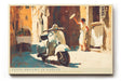Paul Sinus Wandbild 120x80cm MotorrollerDreams in Naples italienische Gasse mit MotorrollerRoller Kunst Poster für Wohnzimmer Küche