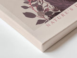 Paul Sinus Wandbild Natures Daughter stilvolles Naturmotiv mit Frau und floralen Elementen in sanften Rosatönen für harmonische Wohnräume mit femininer Note