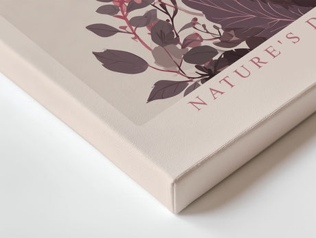 Paul Sinus Wandbild Natures Daughter stilvolles Naturmotiv mit Frau und floralen Elementen in sanften Rosatönen für harmonische Wohnräume mit femininer Note