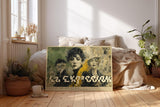 Paul Sinus Wandbild 120x80cm Neue Frau Moderne Collage Portrait LeinWandbild 120x80cm Urban Art Wanddekoration