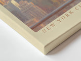 Paul Sinus Wandbild New York City Heights – Urbaner Blick auf die Skyline mit zeitloser Eleganz und weiblicher Perspektive – Kunstvolles Wandbild mit emotionaler Tiefe und architektonischer Weite.
