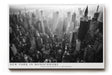 Paul Sinus Wandbild 120x80cm New York in Monochrome schwarz weiß Skyline Manhattan Stadt Fotokunst modernes Architektur Poster für Wohnzimmer Büro