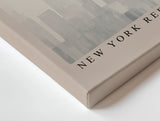 Paul Sinus Wandbild New York Reflections in Silence – Modernes Porträt mit Skyline von New York, Symbol für Großstadtenergie und stille Schönheit