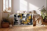 Paul Sinus Wandbild 120x80cm New York Urban Collage Gesicht LeinWandbild 120x80cm Moderne Stadt Kunst Wanddekoration