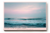Paul Sinus Wandbild Ocean Calm in Soft Light – Stille des Meeres im sanften Abendlicht