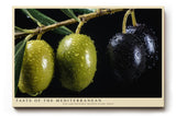 Paul Sinus Wandbild 120x80cm Oliven Makrofotografie mediterrane Frucht Naturmotiv moderne Kuechen Wanddekoration fuer Esszimmer Kueche Wohnzimmer