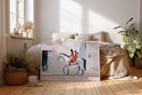 Paul Sinus Wandbild On the White Horse of Memory – Zeitlose Eleganz und kulturelle Symbolik in moderner Komposition
