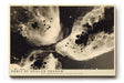 Paul Sinus Wandbild 120x80cm Orbit of Spilled Shadow Abstrakte Schwarz Weiss Fluid Kunst Modernes Design Wandbild 120x80cm fuer Wohnzimmer und Büro