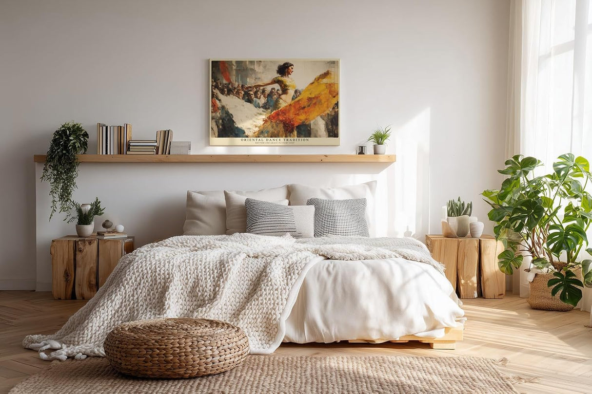 Paul Sinus Wandbild 120x80cm Orientalischer Tanz auf dem Platz – Ausdrucksstarke Szene voller Bewegung und Tradition