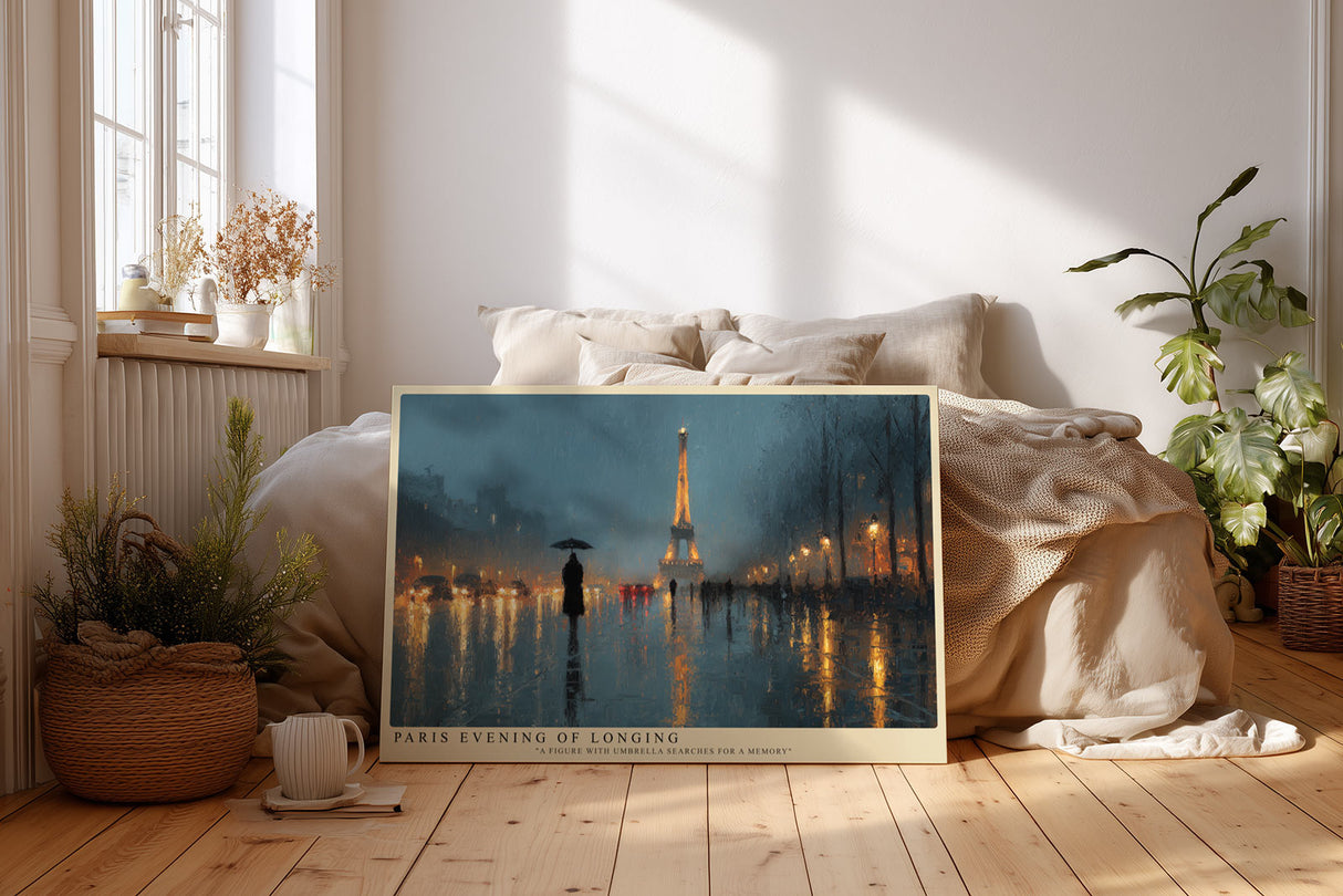 Paul Sinus Wandbild Paris Evening of Longing – Abend in Paris voller Sehnsucht