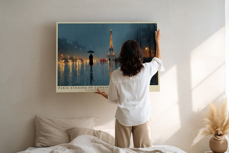 Paul Sinus Wandbild Paris Evening of Longing – Abend in Paris voller Sehnsucht