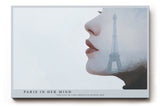 Paul Sinus Wandbild Paris in Her Mind elegantes Porträt mit Eiffelturm im Profil einer Frau für moderne Räume voller Stil und Romantik