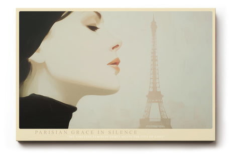 Paul Sinus Wandbild Parisian Grace in Silence – Zeitlose Eleganz in der Stadt der Liebe
