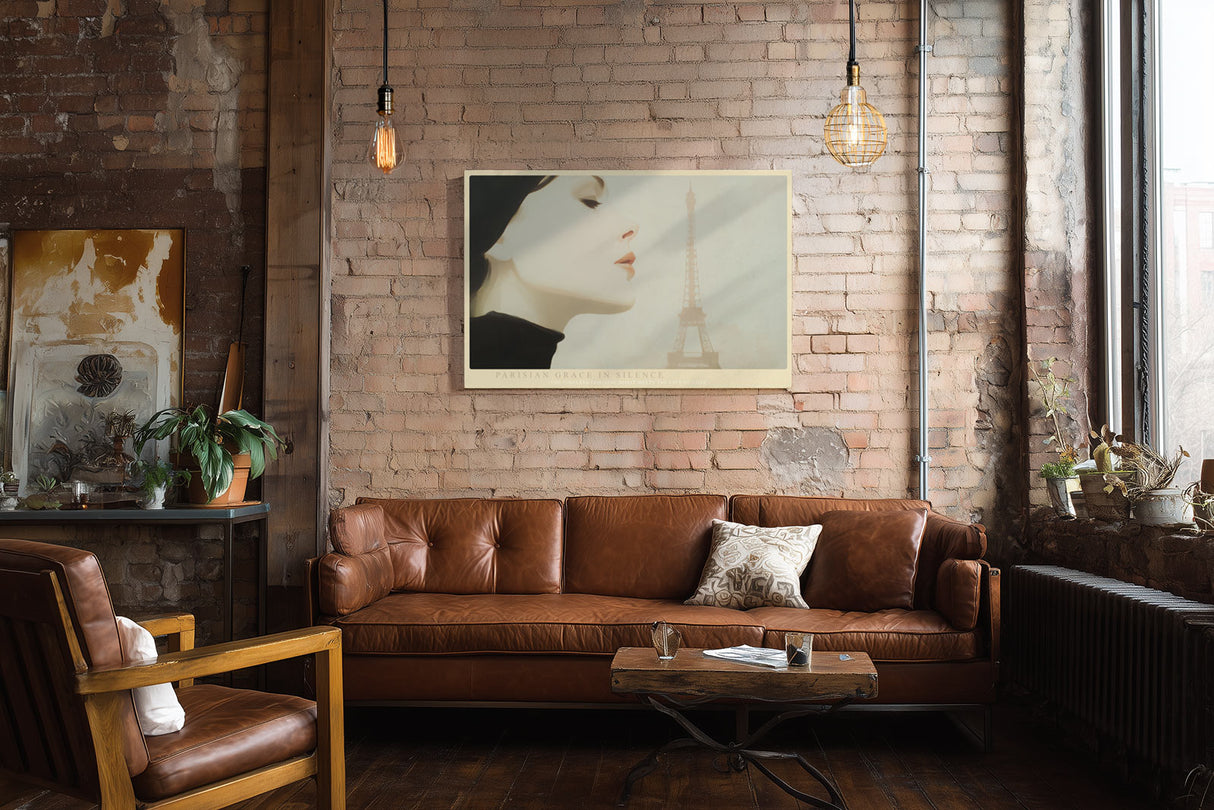 Paul Sinus Wandbild Parisian Grace in Silence – Zeitlose Eleganz in der Stadt der Liebe
